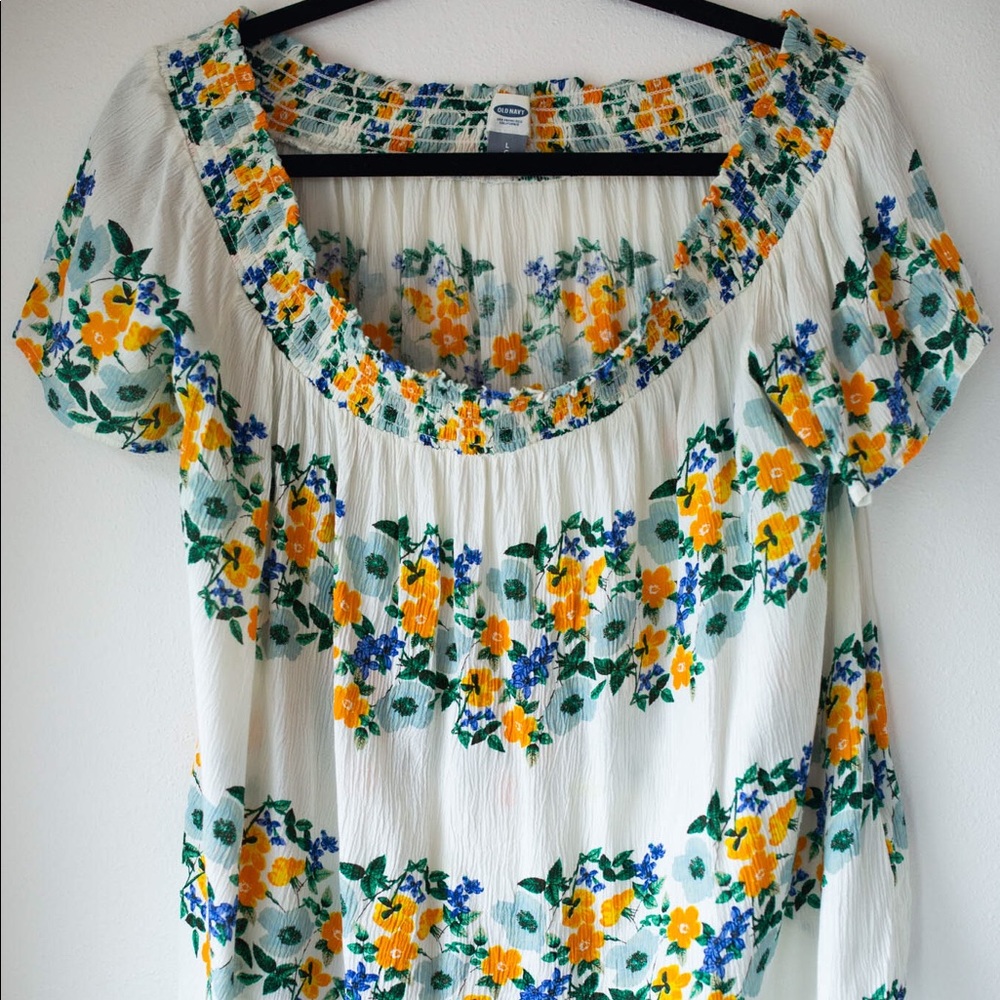 Off the Shoulder Floral Top